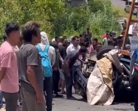 Kecelakaan Maut di Jalur Parapat Simalungun: Truk Mundur Lindas Kijang, 3 Warga Riau Tewas