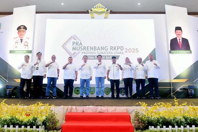 Bupati Tapsel Hadiri Pra Musrenbang RKPD Sumut 2025