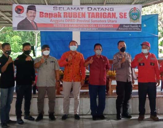 Buat Akta Nikah Gratis, Reses Anggota DPRD Sumut Ruben Tarigan Kolaborasi dengan DPAC Granat dan PBB