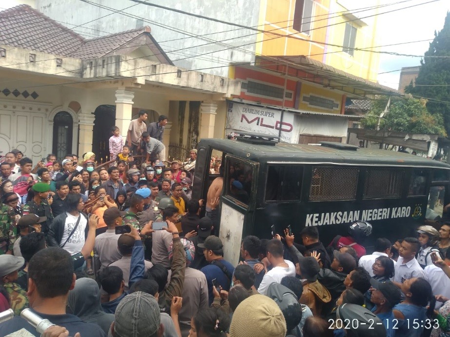 Kebakaran Rutan Negara Kelas II B Kabanjahe diduga Dibakar Warga Binaan