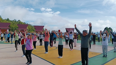 Pimpin Senam Bersama ASN, Bupati Taput Tekankan disiplin ASN dan Optimalisasi Aset