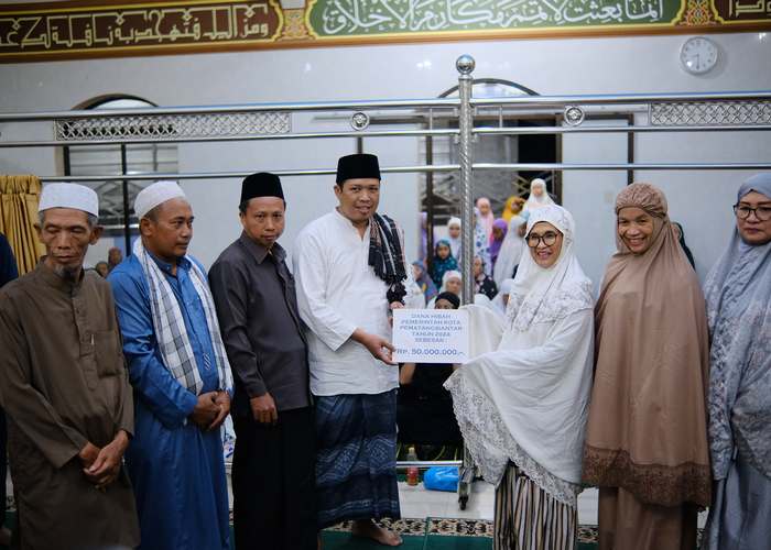 Safari Ramadan Kedua, Pemko Pematangsiantar  Kunjungi Masjid Nurul Iman, Hibah 50 Juta