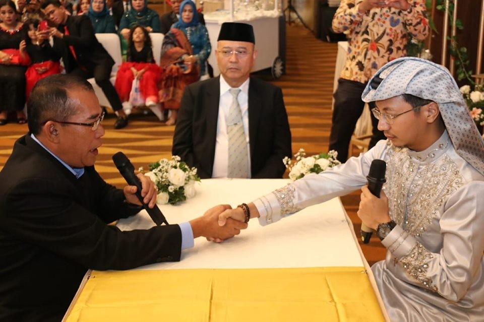 Walikota Medan Jadi Saksi Pernikahan Hamzah dan Syarah