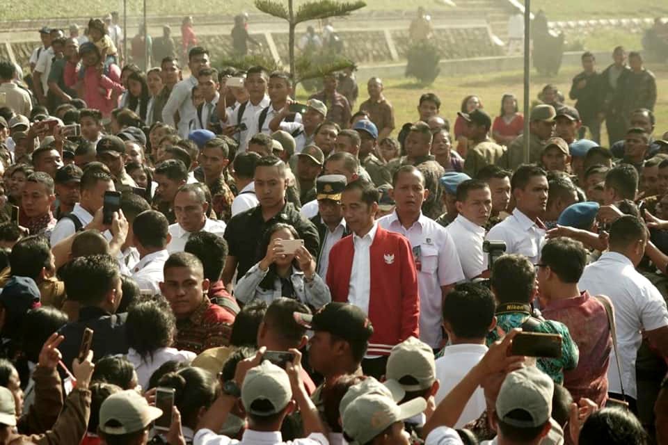 Pertama Dalam Sejararah Tapanuli Utara, Salib Kasih dikunjungi Presiden