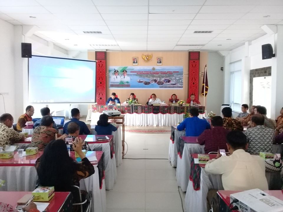 Bahas Rencana Kerja Tahun Depan, Bupati Samosir Rapat Bersama OPD