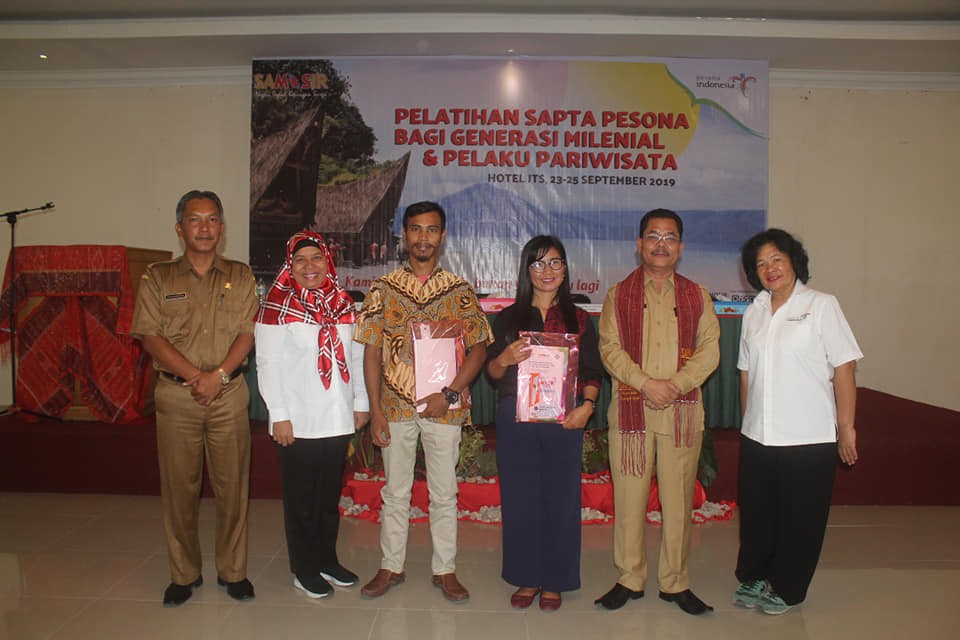 Pemkab Samosir Gelar Pelatihan Sapta Pesona Bagi Milenial dan Pelaku Pariwisata