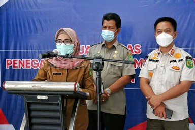 Satgas Covid-19 Kota Medan Sampaikan Data Perkembangan Covid-19 Di Kota Medan