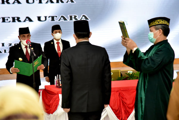 Gubernur Edy Rahmayadi Lantik Afifi Lubis Jadi Pj Sekdaprov Sumut