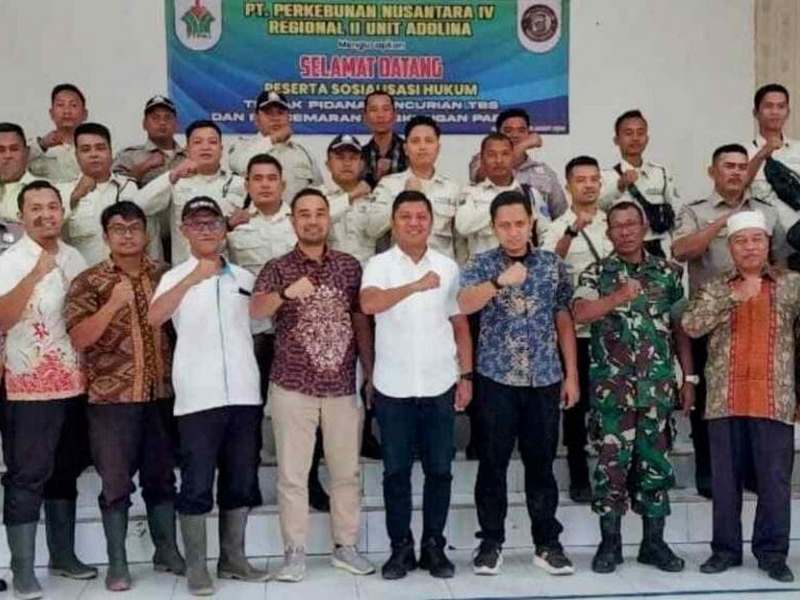 Polres Sergai dan PTPN IV Unit Adolina Dukung Penerapan CJS Penindakan Kasus Pencurian TBS