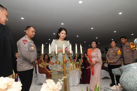 Polres Serdang Bedagai Rayakan Natal 2025, Kapolres Ingatkan Personel Jaga Disiplin