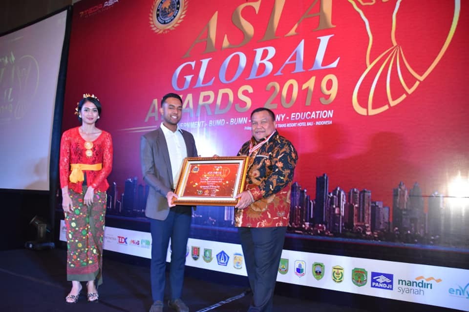 Walikota Sibolga Terpilih Sebagai Asia Best Mayor Of The Year 2019