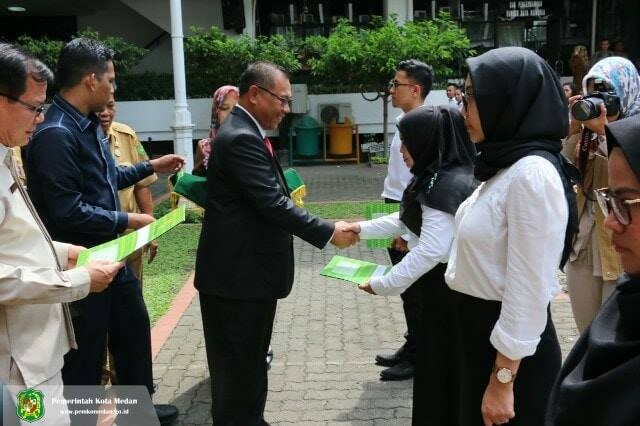 198 CPNS Pemko Medan Terima SK Pengangkatan