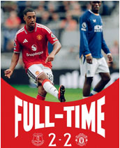 Manchester United Ditahan Everton Main Imbang di Matchday 3 Liga Premier Inggris  