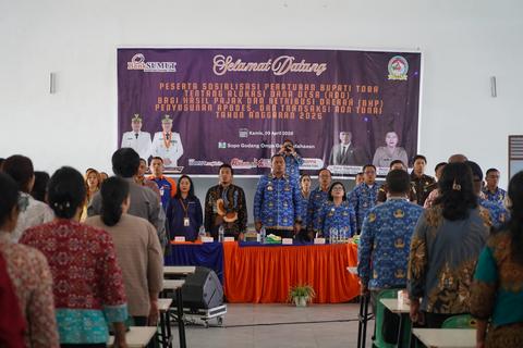 Pemkab Toba Sosialisasikan 6 Regulasi Pengelolaan Dana Desa Tahun 2026