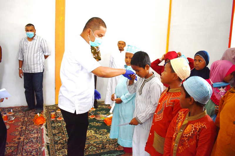 Bupati Tapteng Hadiri Doa dan Syukuran Proyek Pembangunan Kantor Bupati Tapteng