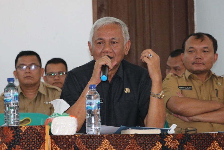 Bupati Tobasa Buka Sosialisasi Perbub Penggunaan Dana Desa Di Habornas