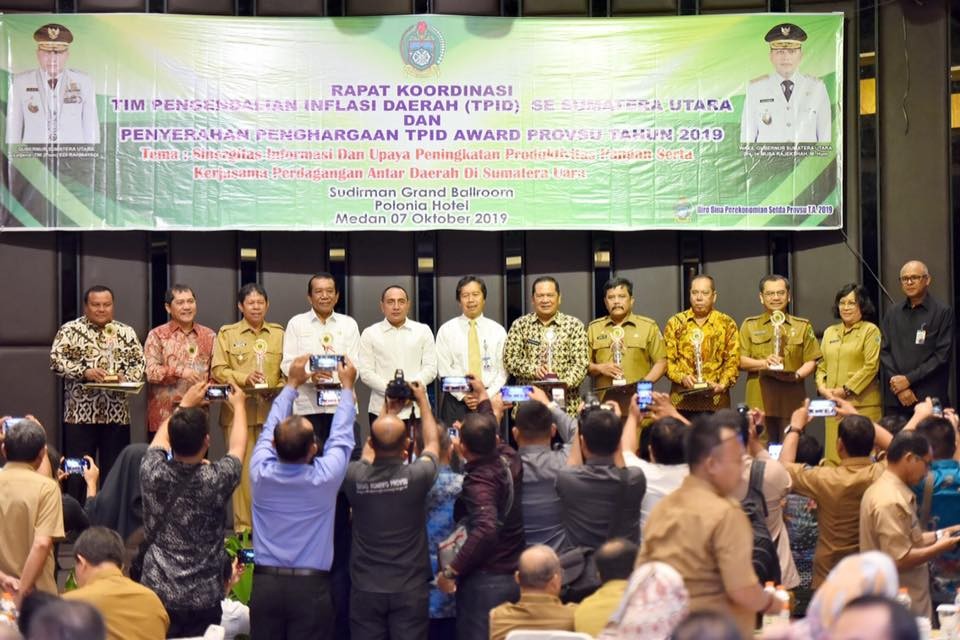 Gubernur Buka Rakor TPID se-Sumut 2019