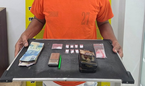 Pengedar Sabu di Medan Tuntungan Diciduk Saat Layani Pembeli, 9 Paket Disita