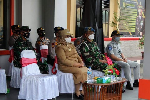 Wakil Bupati Labuhanbatu Hadiri Apel Gelar Pasukan Ops Toba 2021