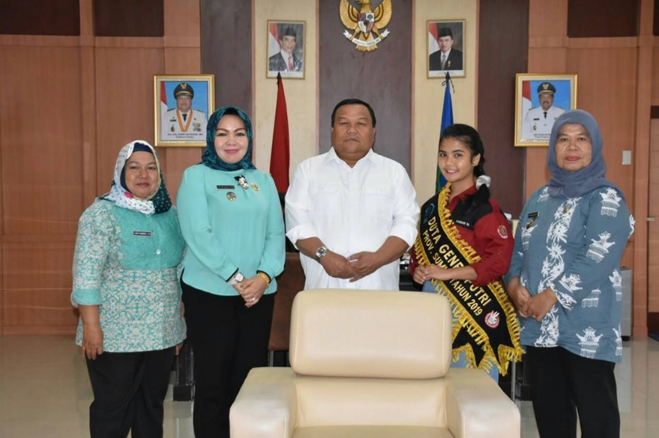  Juara I Duta Generasi Berencana Putri Sumatera Utara Audiensi ke Walikota Sibolga