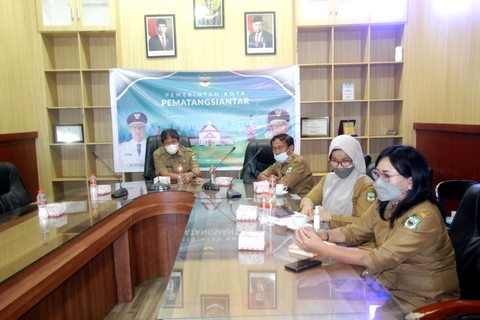 Berbagi Inovasi Pengalaman Penanganan Covid-19, Wakil Wali Kota Pematangsiantar Ikuti Webinar Apeksi