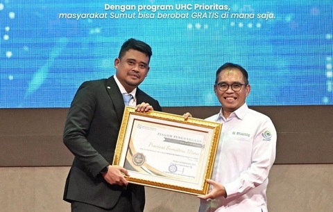 Sumatera Utara resmi meraih predikat Universal Health Coverage (UHC) Prioritas per 1 September 2025 - (Ada 0 foto)